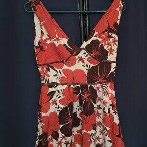 Floral Print Midi Dress